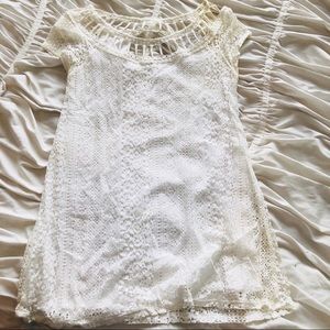 Socialite White Embroidered Sundress